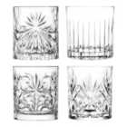 RCR Crystal 4 Piece Mixology Whisky Glass Set - 340ml