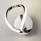 Harper Living LED Wall Light With Toggle Switch, Polished Chrome Finish, Natural White (4000K)