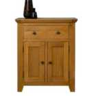 Elm Home And Garden Quality Oak Small 2 Door Sideboard Hall Table Buffet