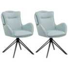 Beliani Set Of 2 Dining Chairs Scandia Wood Taupe