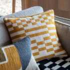 Crossland Grove Lohko Woven Cushion Ochre 450X450Mm