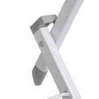 JVL Over Door Concertina Airer with Hooks 4.5m, White