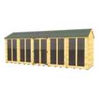 DIY Sheds 20 x 5 Apex Summer House (Full Height Window)