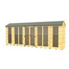 DIY Sheds 18 x 4 Apex Summer House (Full Height Window)