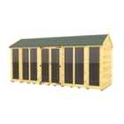 DIY Sheds 16 x 5 Apex Summer House (Full Height Window)