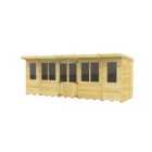 DIY Sheds 18 x 8 Pent Summer House