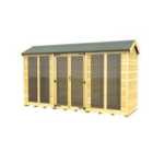 DIY Sheds 12 x 4 Apex Summer House (Full Height Window)