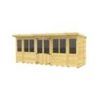 DIY Sheds 16 x 7 Pent Summer House