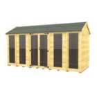 DIY Sheds 14 x 5 Apex Summer House (Full Height Window)