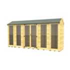 DIY Sheds 14 x 4 Apex Summer House (Full Height Window)