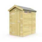 DIY Sheds 4 x 7 Apex Security Shed