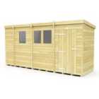 DIY Sheds 13 x 4 Pent Shed