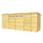 DIY Sheds 17 x 5 Security Pent Shed