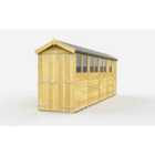 DIY Sheds 4 x 17 Apex Double Door