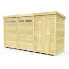 DIY Sheds 12 x 4 Security Pent Shed