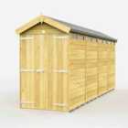 DIY Sheds 4 x 16 Apex Security Shed Double Door