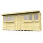 DIY Sheds 16 x 4 Pent Summer Shed