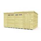 DIY Sheds 15 x 8 Security Pent Shed