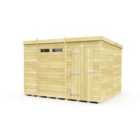 DIY Sheds 10 x 8 Security Pent Shed