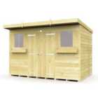 DIY Sheds 10 x 5 Pent Summer Shed