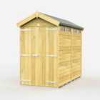 DIY Sheds 4 x 8 Apex Security Shed Double Door