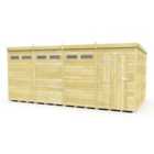 DIY Sheds 16 x 8 Security Pent Shed