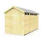 DIY Sheds 7 x 15 Apex Security Shed Double Door