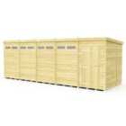 DIY Sheds 20 x 6 Security Pent Shed