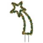 vidaXL Christmas Light Decoration with Spikes Meteor 80 LEDs 62 cm