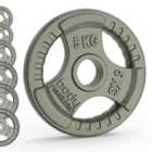 Body Revolution Olympic Tri Grip Cast Iron Weight Plates Pairs Sets 2 x 1.25kg