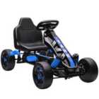 AIYAPLAY Pedal Go Kart with Automatic Clutch, for Ages 3-6 Years, Blue