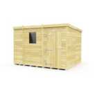 DIY Sheds 9 x 8 Pent Shed