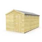 DIY Sheds 8 x 16 Apex Security Shed Double Door