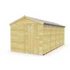 DIY Sheds 8 x 17 Apex Security Shed Double Door