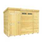 DIY Sheds 9 x 5 Security Pent Shed