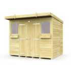 DIY Sheds 8 x 5 Pent Summer Shed