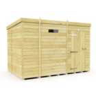 DIY Sheds 9 x 7 Security Pent Shed