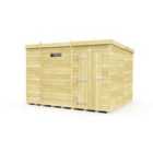 DIY Sheds 9 x 8 Security Pent Shed