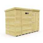 DIY Sheds 9 x 4 Security Pent Shed