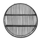 Interiors by Premier Batu Large Black Rattan Wall Shelf