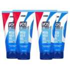 VO5 Mega Hold 24hr Extra Control Styling Gel 200ml Pack of 4