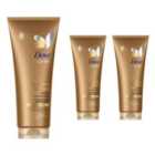 Dove DermaSpa Summer Revived Gradual Self Tan Body Lotion, 3 Pack, 200ml