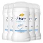 Dove Classic Fresh Anti-Perspirant Cream deodorant for women, 48 hour sweat protection and long-lasting fragrance 50 ml Pack of 5
