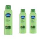 Vaseline Intensive Care Spray Moisturiser, 190ml Aloe Soothe 3 Pack