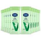 Vaseline Intensive Care Body Lotion Aloe Soothe 48H Light Moisture 400ml, 12 Pack