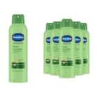 Vaseline Intensive Care Spray Moisturiser, 190ml Aloe Soothe 6 Pack