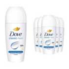 Dove Classic Fresh Roll On Anti-Perspirant Long Lasting Fragrance 50ml, 6 Pack