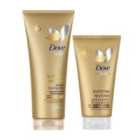 Dove Derma Spa Body Lotion Summer Revived Fair to Medium 200ml with Spa Face Cream 75ml