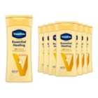 Vaseline Intensive Care Body Lotion Essential Healing for Dry Skin 400ml, 8 Pack