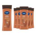 Vaseline Intensive Care Body Lotion Cocoa Radiant for Dry Skin 400ml, 6 Pack